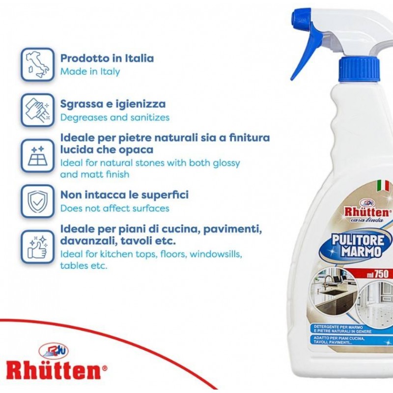 Buy Detergente pulitore marmo Rhutten 750ml 