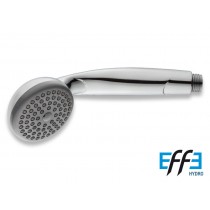 Doccetta cromata in ABS monogetto Effe Ø 73 mm con erogatori in silicone anticalcare - Doccetta cromata in ABS, con erogatori 