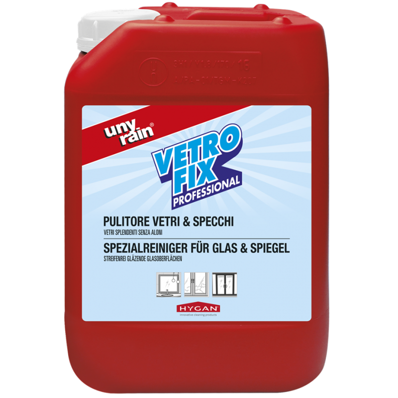 Buy Detergente pulitore VetroFix 5000 ml per vetri, specchi, formica, plastica, smalto e legno verniciato 