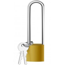 Lucchetto in ottone ad arco EXTRA lungo 30 mm per armadietto palestra, valigia, cassetta attrezzi - ✅ Lucchetto in ottone mass