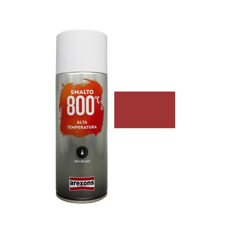 Buy Smalto spray 400ml Alta Temperatura 800° Rosso 