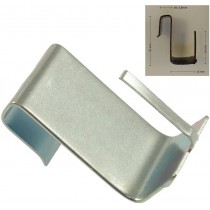 Supporto reggitenda per infissi in alluminio - colore Argentato - ✅ Adatto a serramenti in alluminio di spessore 5 mm ✅ Facile