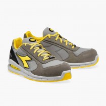 Scarpe di sicurezza antinfortunistiche da lavoro basse S1P in crosta scamosciata Diadora Run Net Airbox - Taglia 40 DIADORA  - ✅