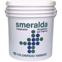 Buy Idropittura traspirante per interni Smeralda con eccellente protezione contro le muffe ed i batteri 750ml Super Bianco 