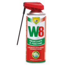 Lubrificante sbloccante ecologico spray W8 a otto funzioni JET 400ml ECO SERVICE  - SBLOCCANTE: Penetra e sblocca rapidamente da
