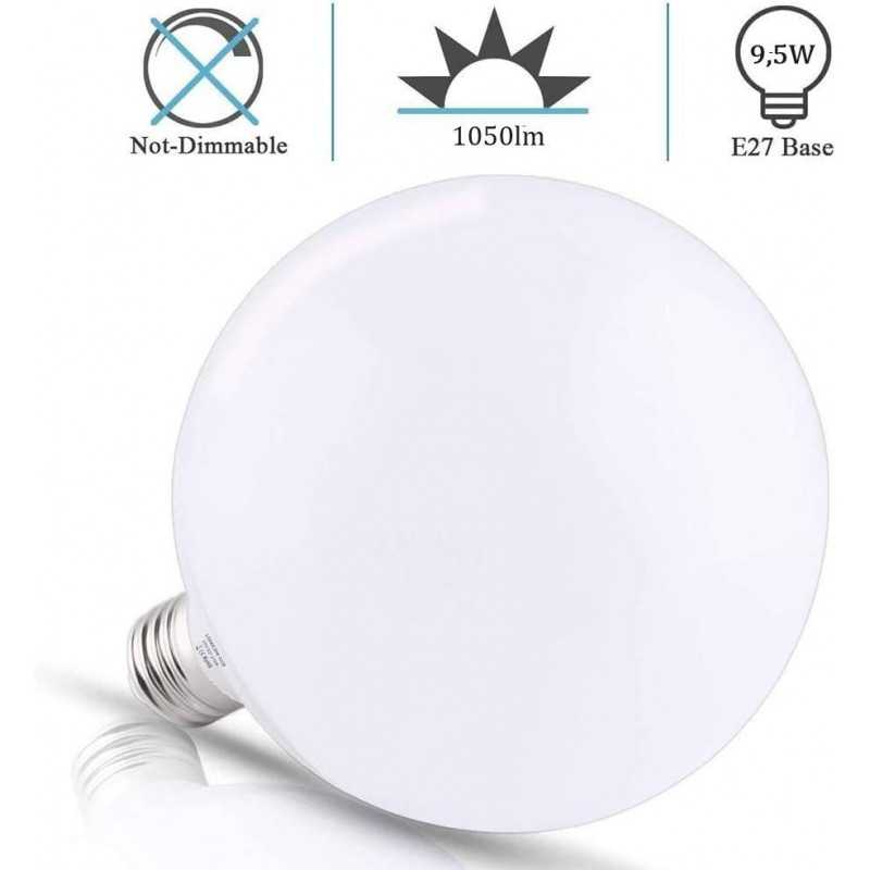 Buy Lampada Led a forma di Globo Ø 95 mm, attacco grande E27, 9,5W - equivalente a 75W, 2700K luce Calda 