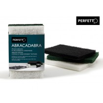 Spugne abrasive Perfetto Abracadabra in tre consistenze differenti delicata, forte e fortissima - Spugne abrasive in tre diffe