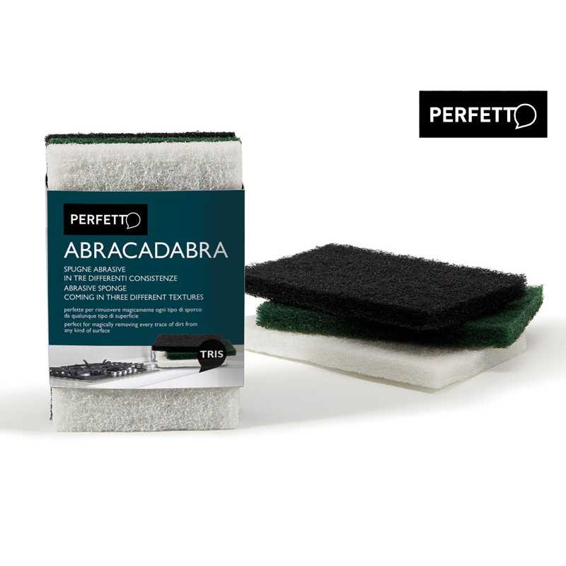 Buy Spugne abrasive Perfetto Abracadabra in tre consistenze differenti delicata, forte e fortissima 