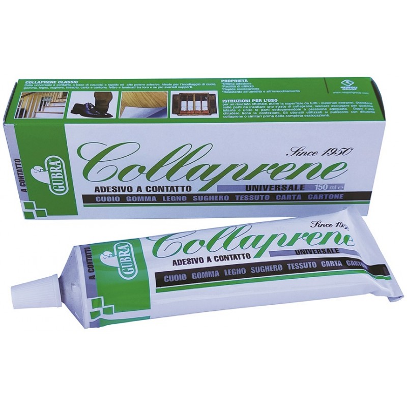 Buy Colla adesivo neoprenico a base di caucciù e resine sintetiche Collaprene Classic 75 ml per cuoio, legno, sughero, gomma 