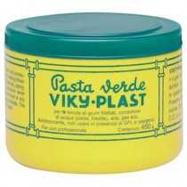 Pasta verde Viky 150g per sigillare le giunzioni filettate con l'ausilio di canapa   - Mastice per sigillatura di guarnizioni, g
