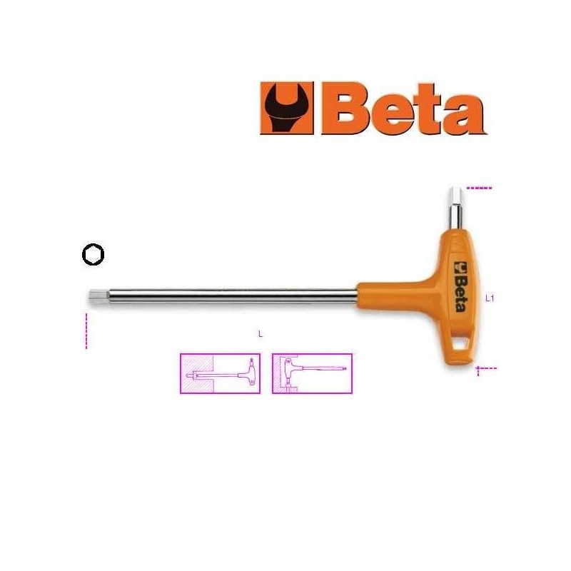 Buy Chiave maschio esagonale a brugola con impugnatura trasversale Beta-96T - 2,5 mm 