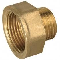 Prolunga ridotta esagonale in ottone Femmina/Maschio 3/4"x1/2" per acqua, gas, aria compressa, carburante, olio IBP BANNINGER IT