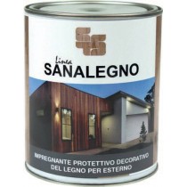 Impregnante protettivo decorativo per legno esterno Sanalegno 750 ml PALISSANDRO COLORIFICIO TIRRENO - Impregnante protettivo, 