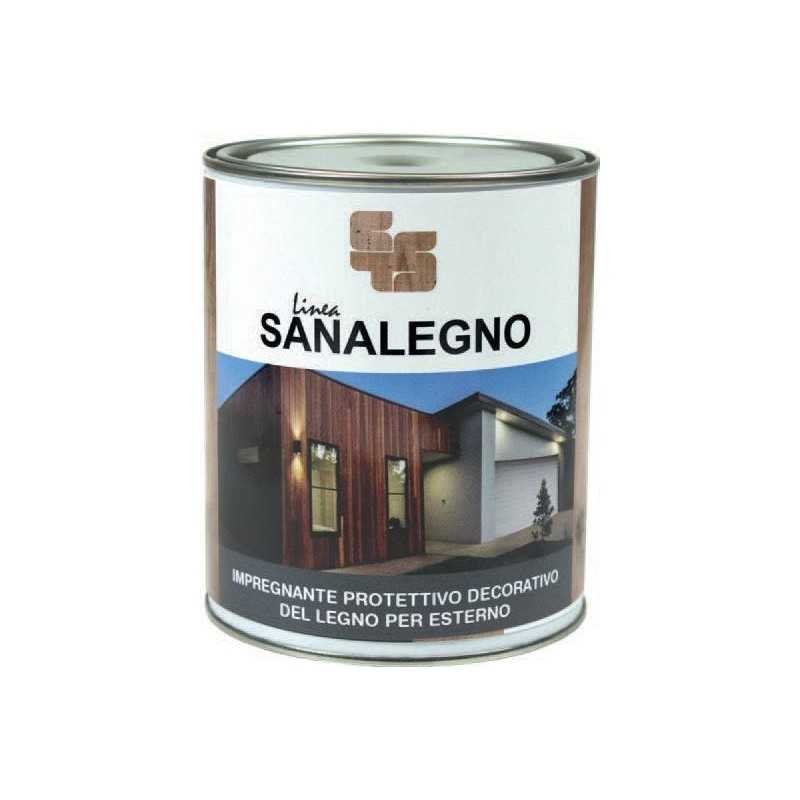 Impregnante protettivo decorativo per legno esterno Sanalegno 750 ml PALISSANDRO COLORIFICIO TIRRENO - Impregnante protettivo, 