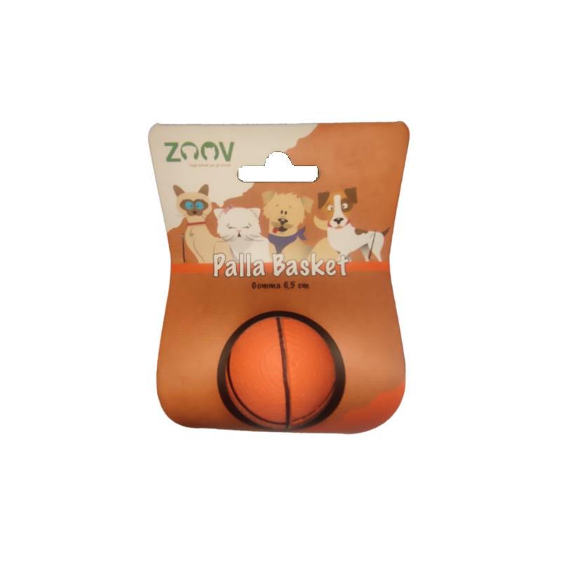 Buy Zoov pallina basket in gomma per animali Ø 6,5 cm gioco per cani 