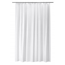 Tenda doccia in vinile con ganci 180x200 cm Bianca - Tenda doccia in vinile 180x200 cm