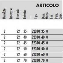 Buy Cisa 52310-40 serratura da infilare per cilindro europeo a 2 mandate Entrata 40 mm 