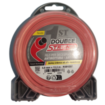Filo decespugliatore Double Strong tondo Ø 3,0mm, rotolo da 12,2 mt - Filo decespugliatore Double Strong 3mm Rotolo da 12,2 m
