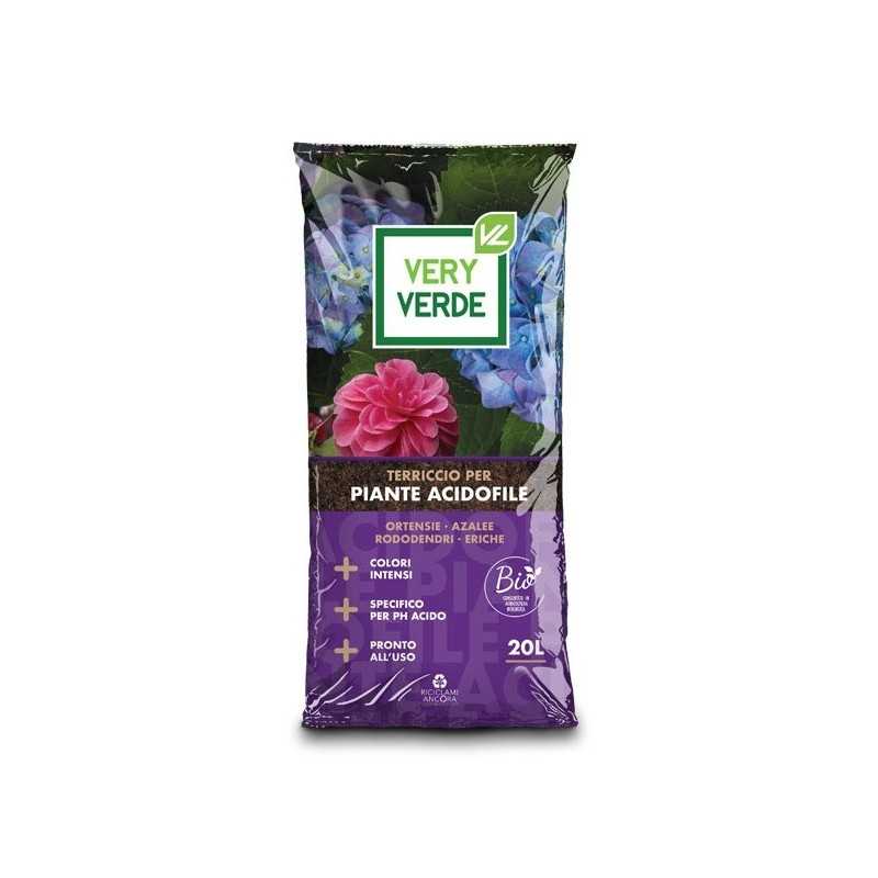 Terriccio Very Verde Acidofile 20lt VIGORPLANT ITALIA - Il Terriccio Very Verde Acidofile è una miscela, soffice, porosa e comp Terriccio Very Verde Acidofile 20lt VIGORPLANT ITALIA - Il Terriccio Very Verde Acidofile è una miscela, soffice, porosa e comp