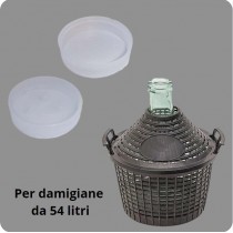 Tappo di ricambio per damigiana in vetro a bocca stretta da 54 litri - Tappo di ricambio in plastica Ø 77 mm per damigiana in 