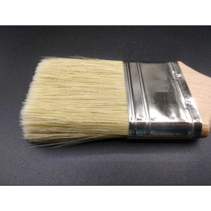 Buy Pennellessa manico Eco Wood con setola bionda professionale 30mm per smalti e vernici a solvente 