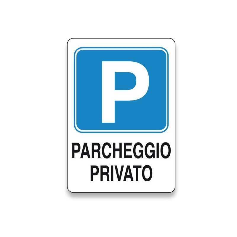 Buy Cartello segnaletico in plastica PARCHEGIO PRIVATO 
