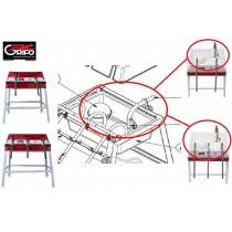 Galleggiante INOX completo per riempibottiglie ad attacchi Inox con vasca moplen per imbottigliamento vino GRIFO - Completo di 