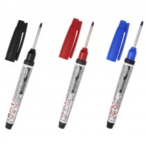 Pennarello marcatore per profondità segna fori - Rosso   - Pennarello a base alcolica punta in metallo da 20mm. Tratto da 1 mm. 