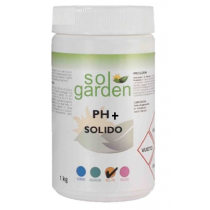 Incrementatore modificatore PH+ Solido SolGarden granulare 1 kg   - Soluzione granulare per abbassare il pH dell’acqua quando qu
