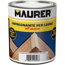 Impregnante all'acqua per legno Maurer 750ml Castagno MAURER - Impregnante all'acqua per legno MAURER - costituisce un ideale p
