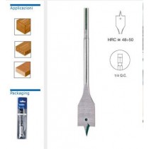 Mecchia piatta a 3 punte per legno Krino Ø 20mm per forare legno ed i suoi deriati KRINO - Mecchie piatte a 3 punte KRINO per l