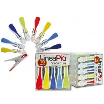 MOLLETTE BUCATO PERFETTOPIÙ Color Clips Controvento 10 pezzi PERFETTO - 