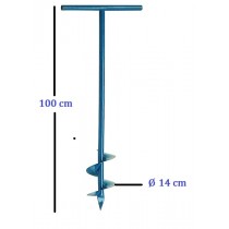 Trivella manuale per posa pali Ø 20 cm per installazione di recinzioni e pali VALSECCHI  - La trivella è facile da usare, permet