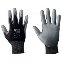 Guanto a filo continuo in 100% nylon/poliuretano Neri-885 TG 10/XXL senza cuciture BRICOITALIANO - Guanto a filo continuo in 10