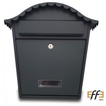 Cassetta postale lettere Chalet 365x105x370h Grigio ghisa BRICOITALIANO - Serie CHALET cassetta postale formato rivista con int