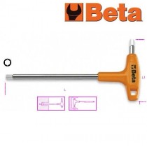 Chiave maschio esagonale a brugola con impugnatura trasversale Beta-96T - 10 mm BETA - CHIAVE MASCHIO ESAGONALE CON IMPUGNATURA