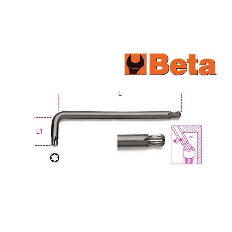 CHIAVE MASCHIO PIEGATA TORX PUNTA SFERICA BETA 97BTX T10 BETA - CHIAVE MASCHIO PIEGATA TORX PUNTA SFERICA BETA 97BTX T10 BETA -