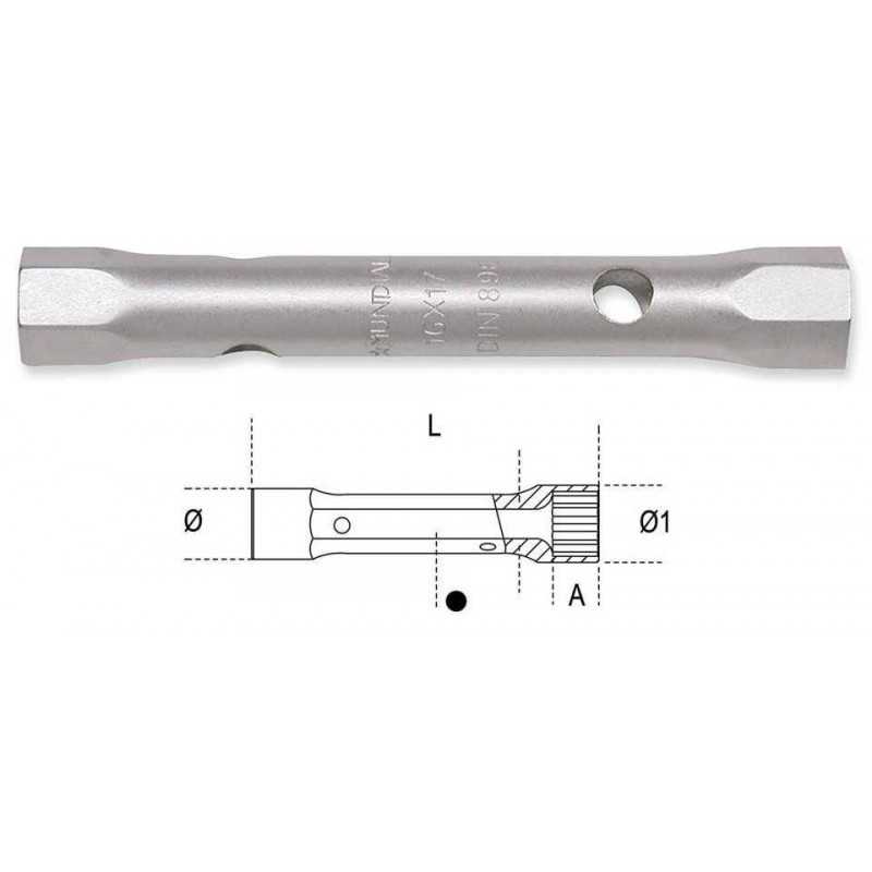 Buy CHIAVE TUBO DOPPIA PROFESSIONALE 20x22 mm 