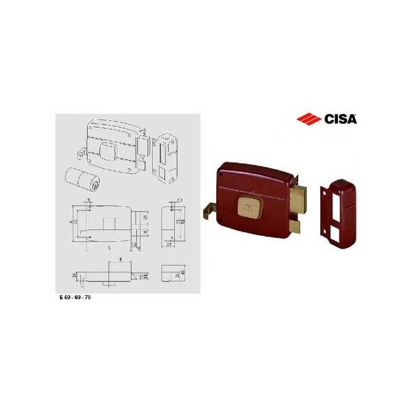 CISA 50111-60-1 SERRATURA APPLICARE DESTRA - 