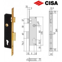 CISA 5C011.25.0.00 SERRATURA INFILARE CILINDRO SAGOMATO CISA - 