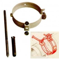 COLLARE CLIP CCF Ø 100 BIANCO FISCHER - 