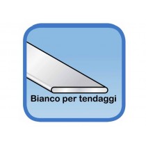CONTRAPESO TENDE IN ALLUMINIO 25x3 MM - 