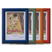 Cornice piattina in legno verniciato e vetro 24x30 cm BRICOITALIANO - Cornice piattina in legno verniciato e vetro, colori asso