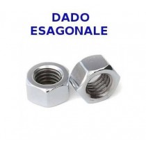Dado esagonale medio UNI 5588 in acciaio zincato M10 - ✅ Dado esagonale UNI 5588 DIN 934 in acciaio zincato.✅ Dado di tipo esa