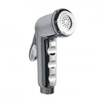 Doccetta sanitaria con pulsante cromata attacco maschio 1/2" - 