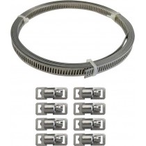 FASCETTA NASTRO INOX MM.8+8 VITI - 