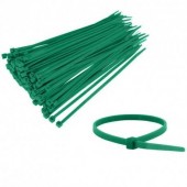 Fascette cablaggio stringicavo fermacavo elettricista Verdi 140x3,6 100P - ✅ Fascette di cablaggio standard✅ Materiale: poliam