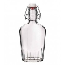 Fiaschetta vetro per liquori con tappo meccanico 500ml - 