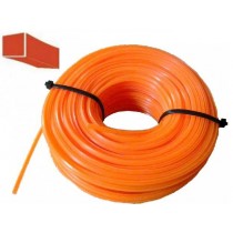 FILO DECESPUGLIATORE QUADRO Ø 2,4mm X 72mt TERMINATOR MANIVER SRL - Filo in nylon QUADRO per decespugliatori lungo 72 mt. Parti