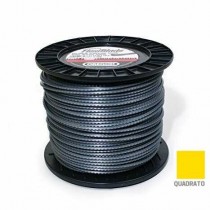 FILO DECESPUGLIATORE QUADRO OREGON Ø 2,4mm X 15mt - 
